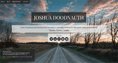 Desktop Screenshot of joshua.doodnauth.com